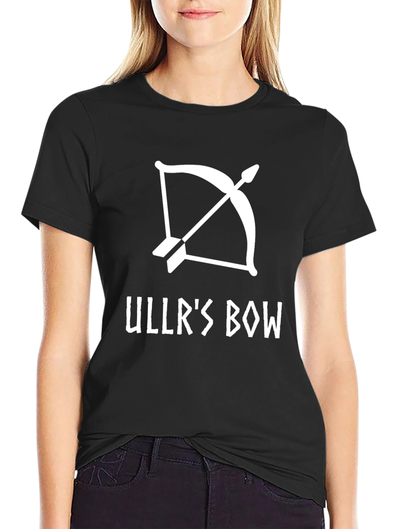Ullrs Bow Graphic T-Shirt - Black