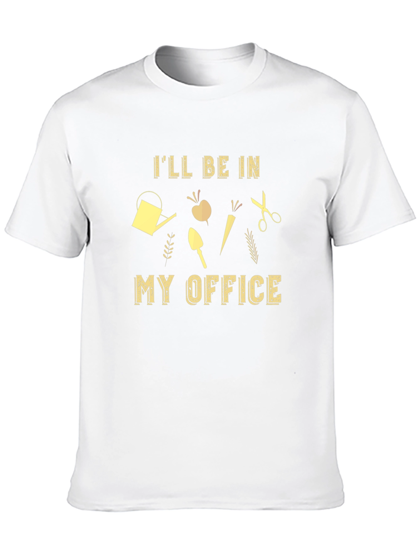 Gardeners Office Graphic Tee - Black Cotton T-Shirt