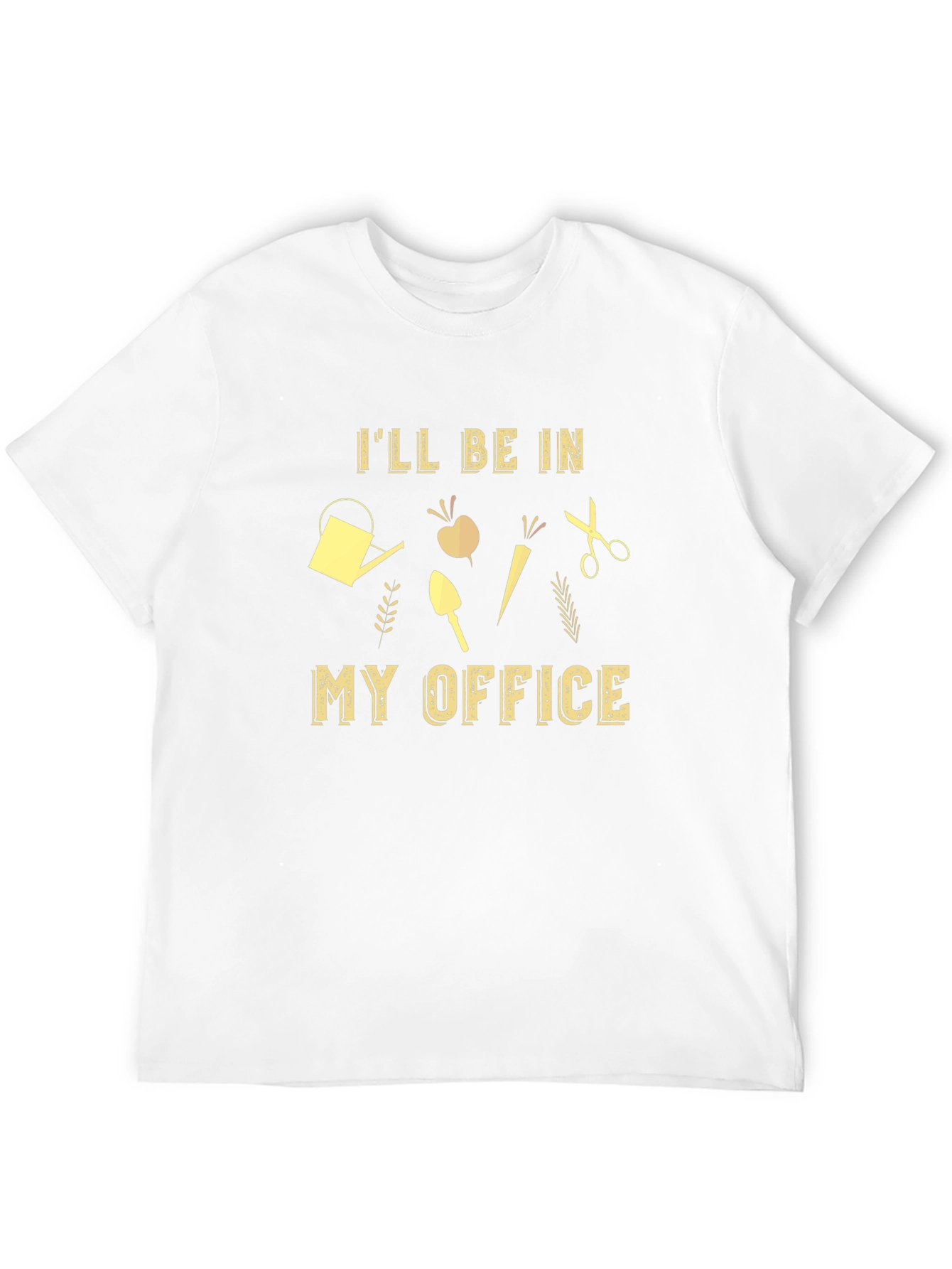 Gardeners Office Graphic Tee - Black Cotton T-Shirt