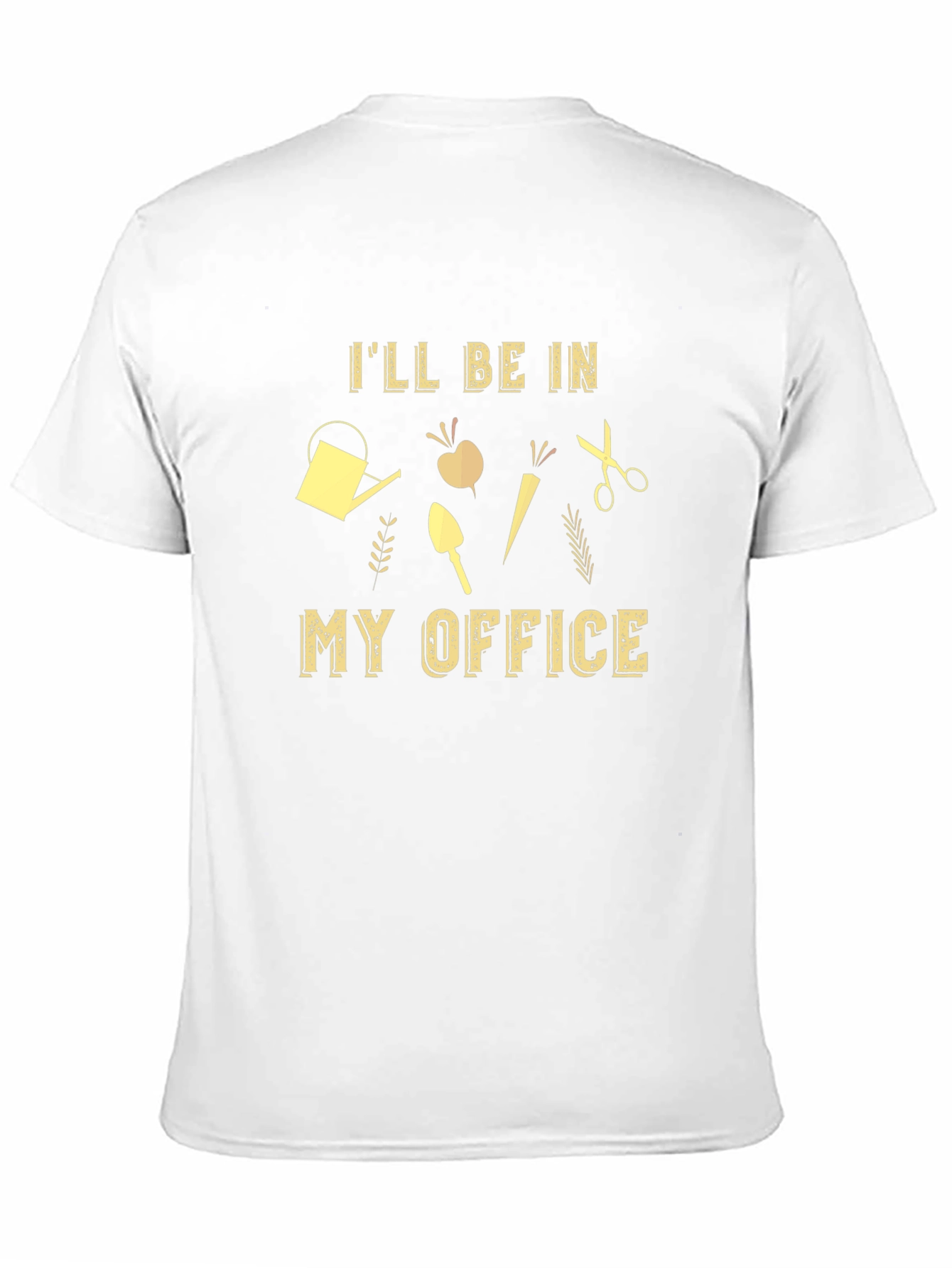 Gardeners Office Graphic Tee - Black Cotton T-Shirt