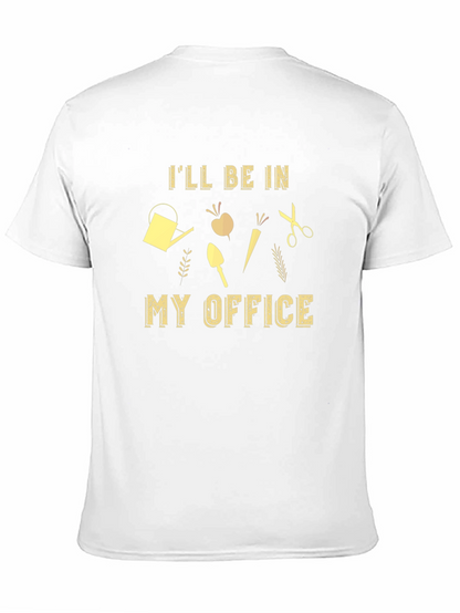 Gardeners Office Graphic Tee - Black Cotton T-Shirt