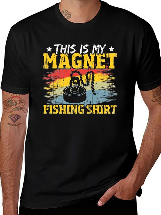 Magnet Fishing T-Shirt - This Is My Fishing Shirt