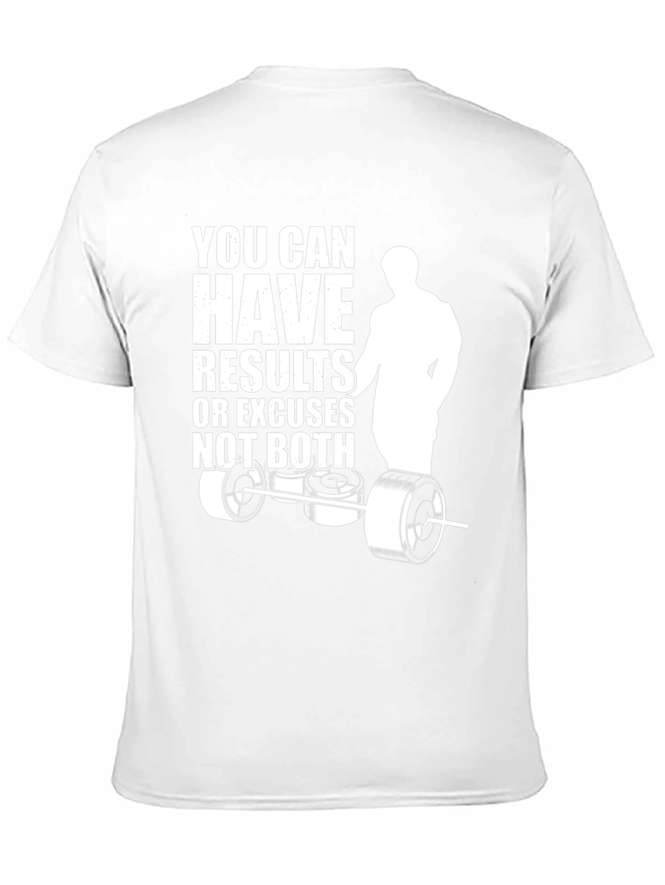 Motivational Gym T-Shirt: Results or Excuses