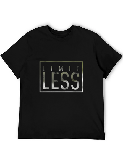 Limitless Graphic Tee - Black Cotton Comfort