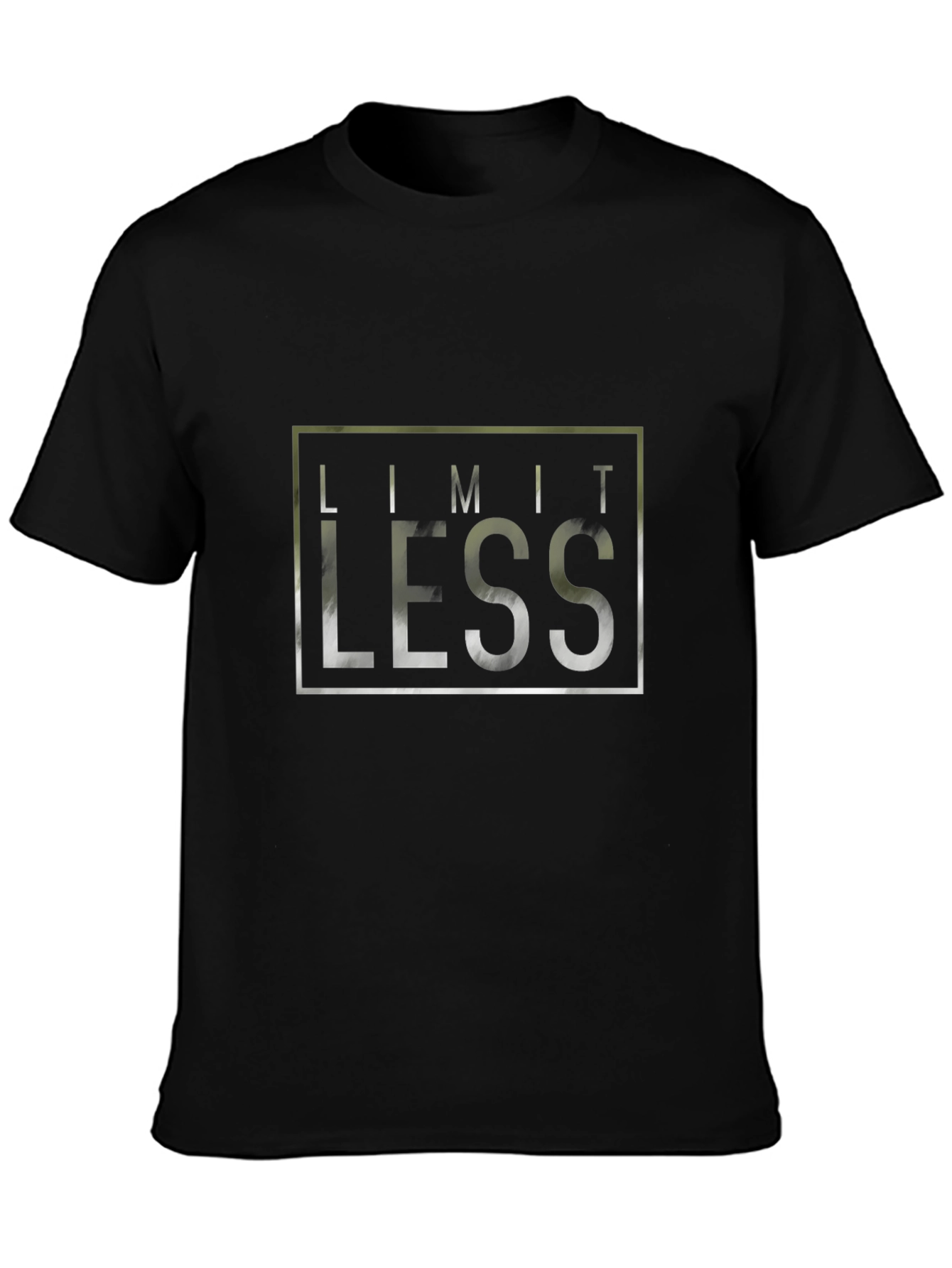 Limitless Graphic Tee - Black Cotton Comfort