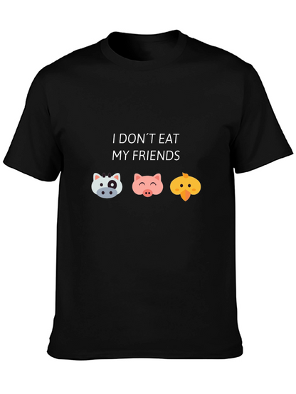 Vegan T-Shirt - I Dont Eat My Friends
