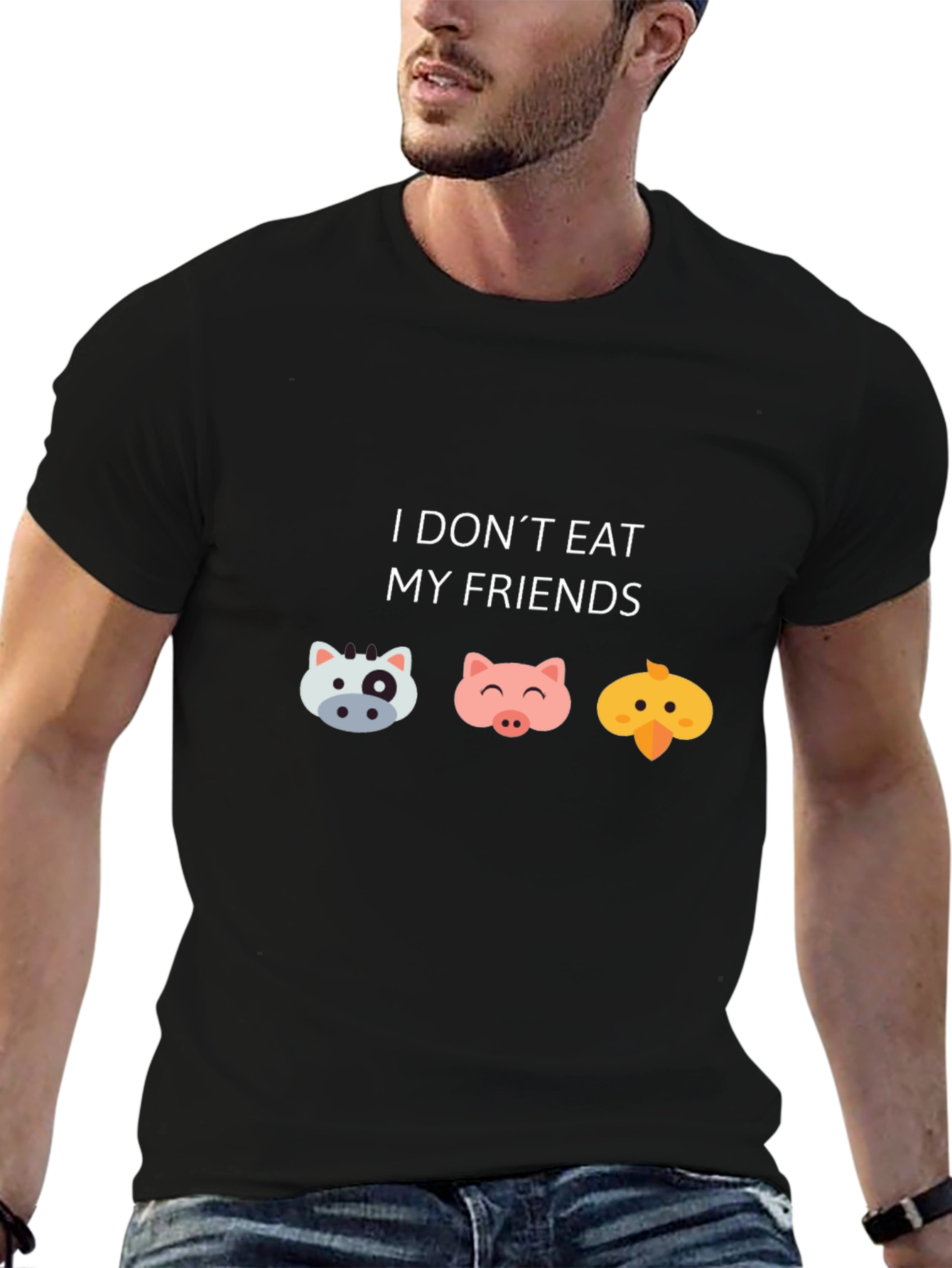 Vegan T-Shirt - I Dont Eat My Friends