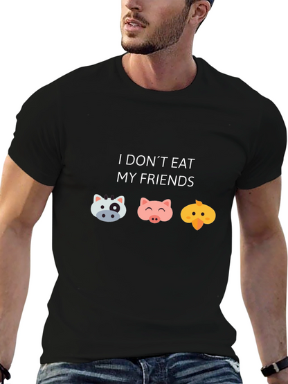 Vegan T-Shirt - I Dont Eat My Friends