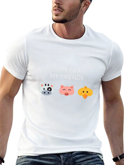 Vegan T-Shirt - I Dont Eat My Friends