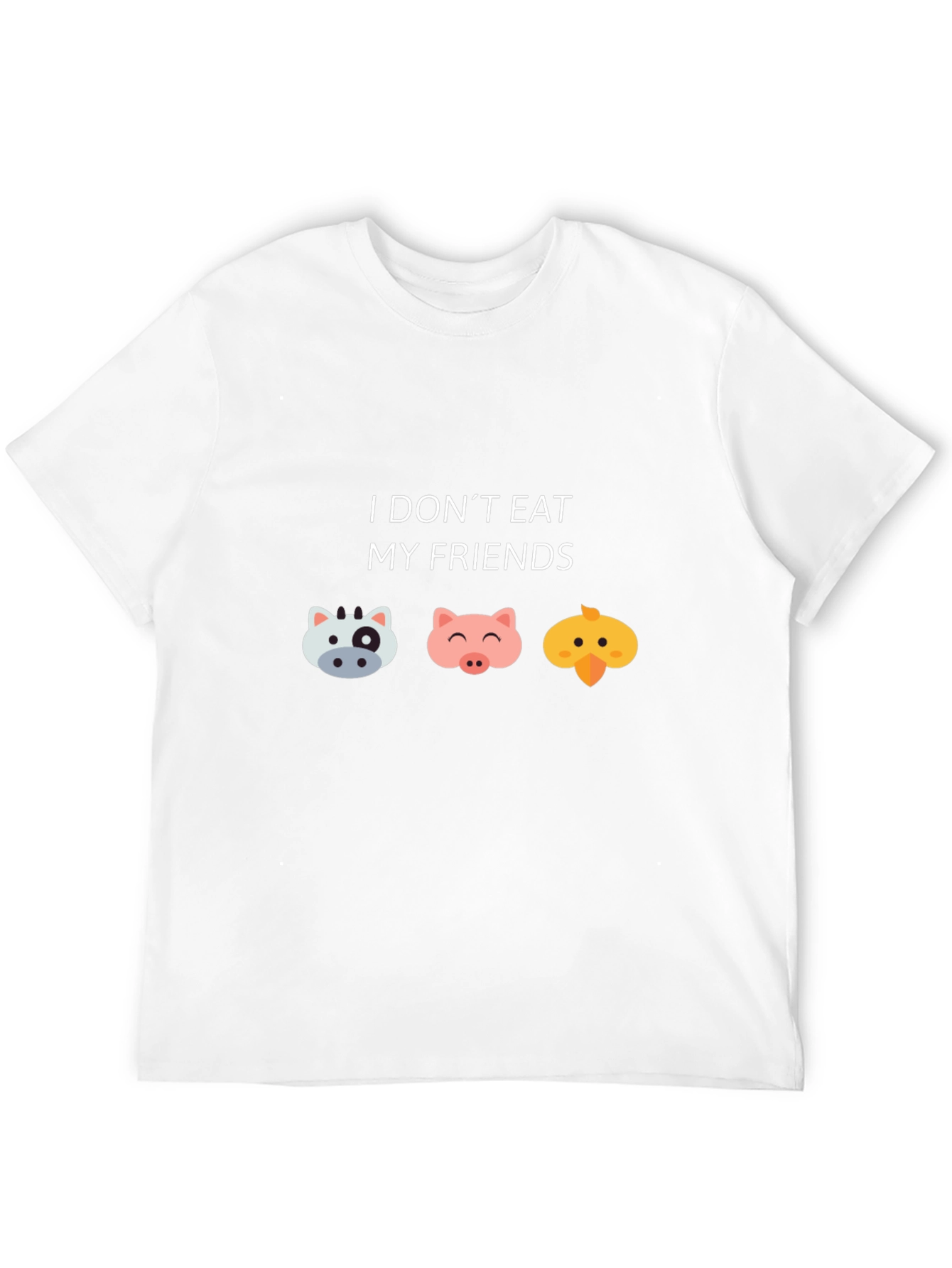 Vegan T-Shirt - I Dont Eat My Friends