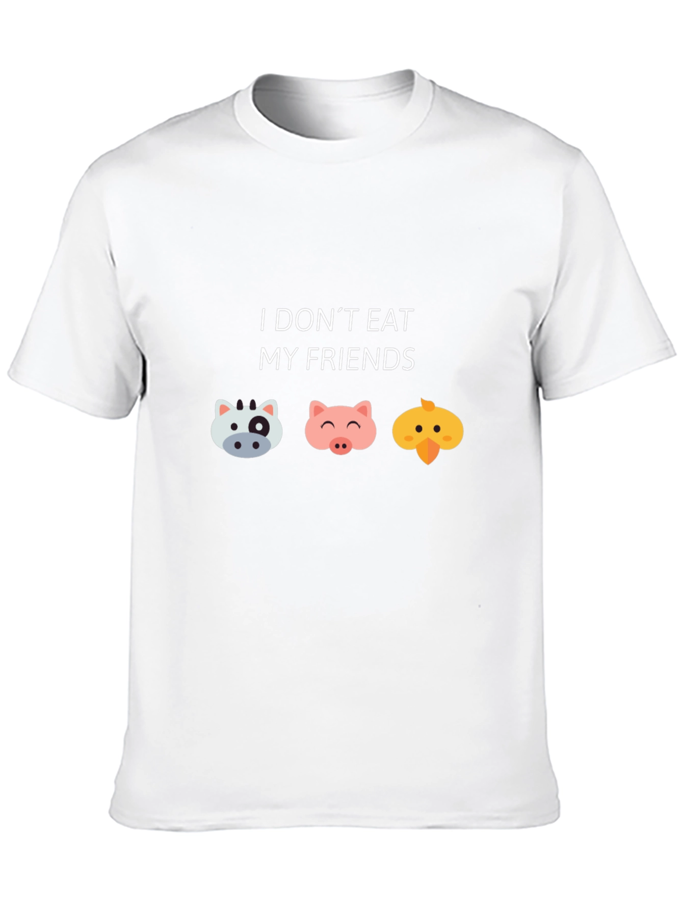 Vegan T-Shirt - I Dont Eat My Friends