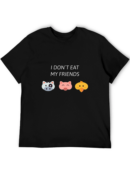 Vegan T-Shirt - I Dont Eat My Friends