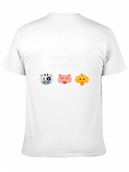 Vegan T-Shirt - I Dont Eat My Friends