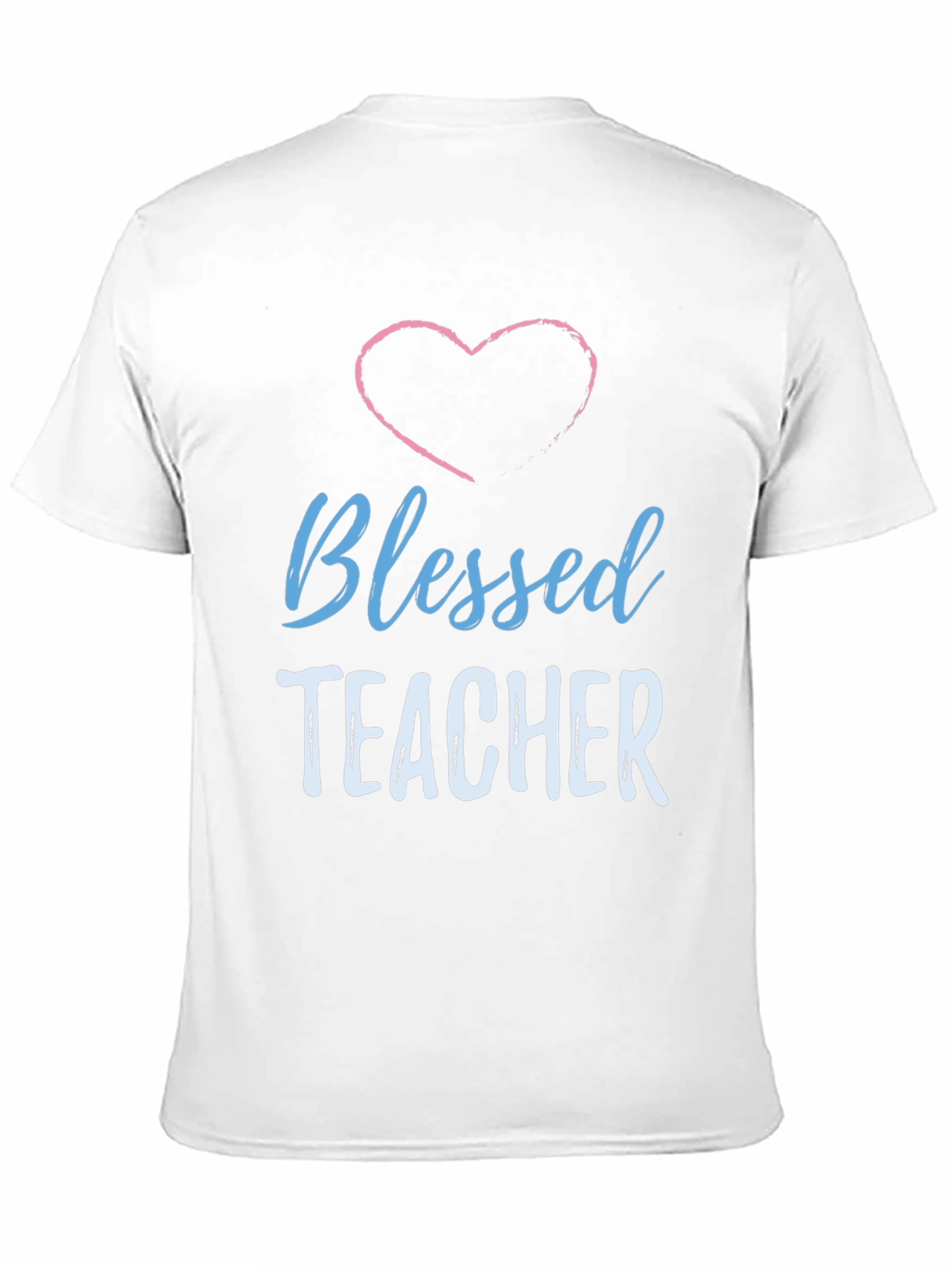 Blessed Teacher Heart Graphic T-Shirt