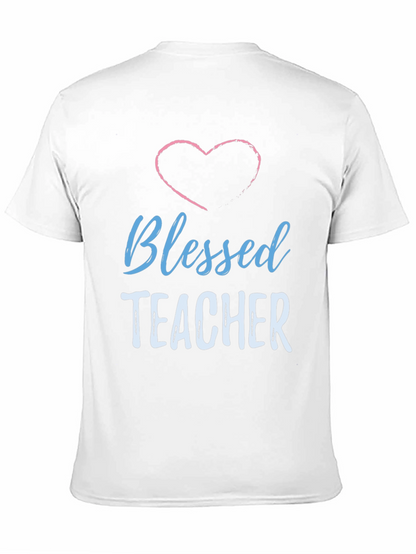 Blessed Teacher Heart Graphic T-Shirt
