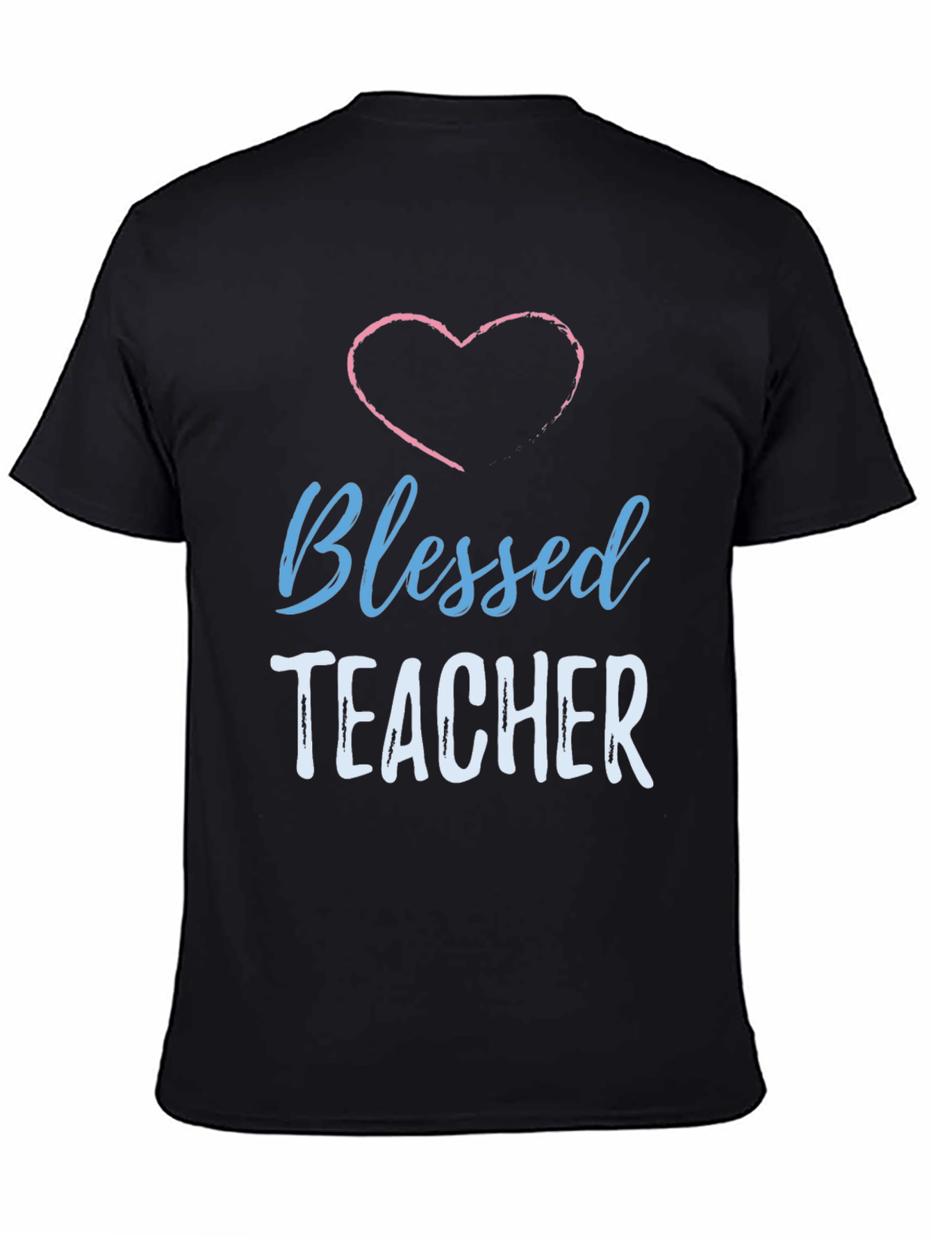 Blessed Teacher Heart Graphic T-Shirt