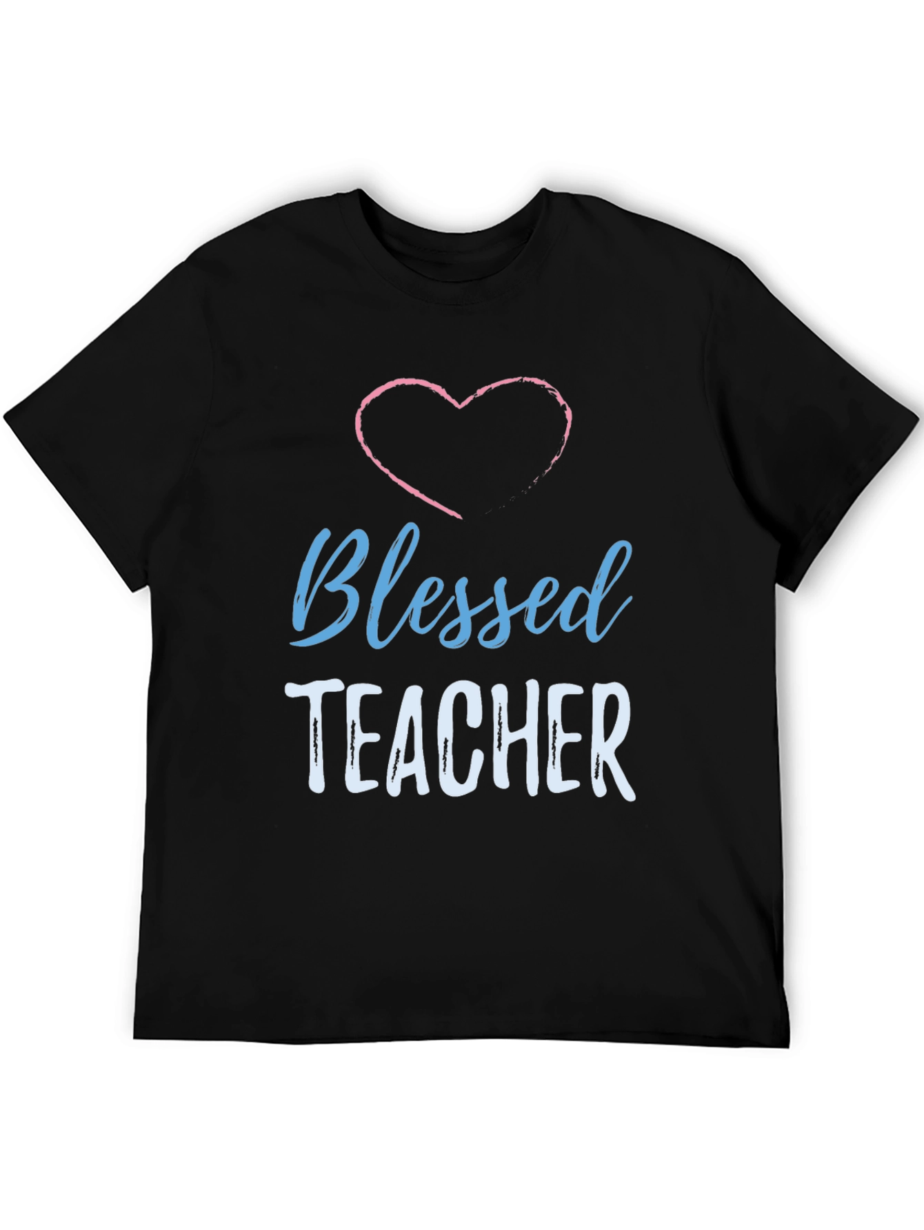 Blessed Teacher Heart Graphic T-Shirt