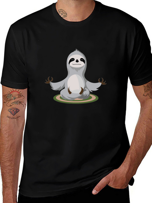 Meditating Sloth Graphic Tee