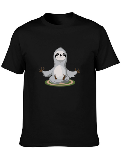 Meditating Sloth Graphic Tee