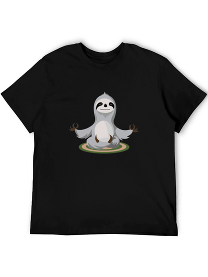 Meditating Sloth Graphic Tee