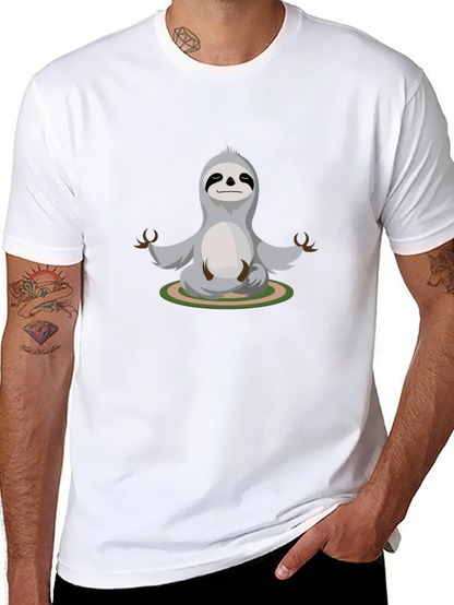 Meditating Sloth Graphic Tee