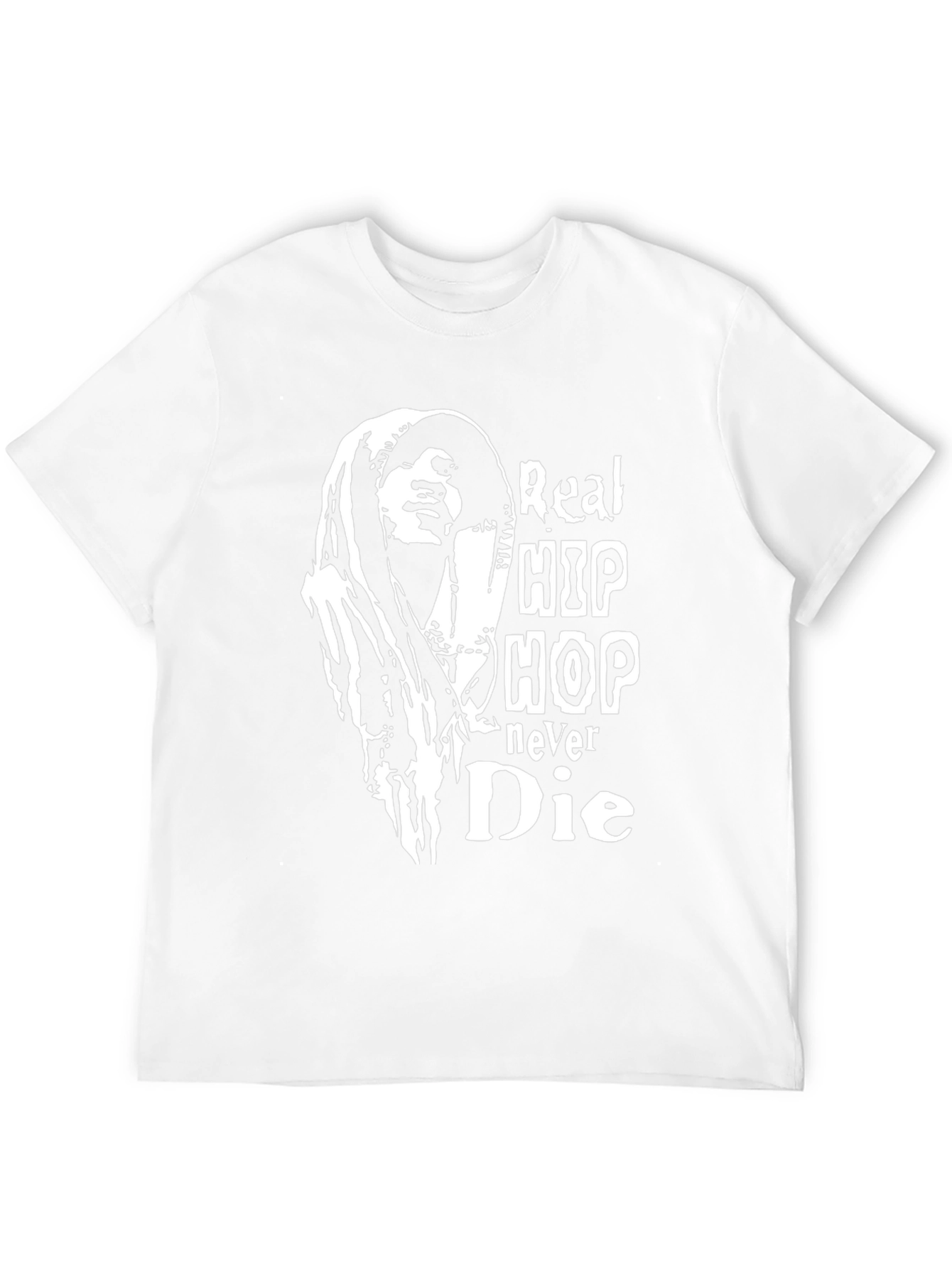 Real Hip Hop Never Die Black T-Shirt