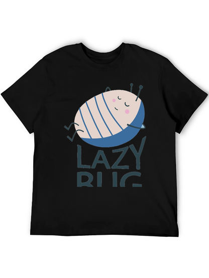 Lazy Bug Graphic T-Shirt - Relaxed Fit Soft Cotton