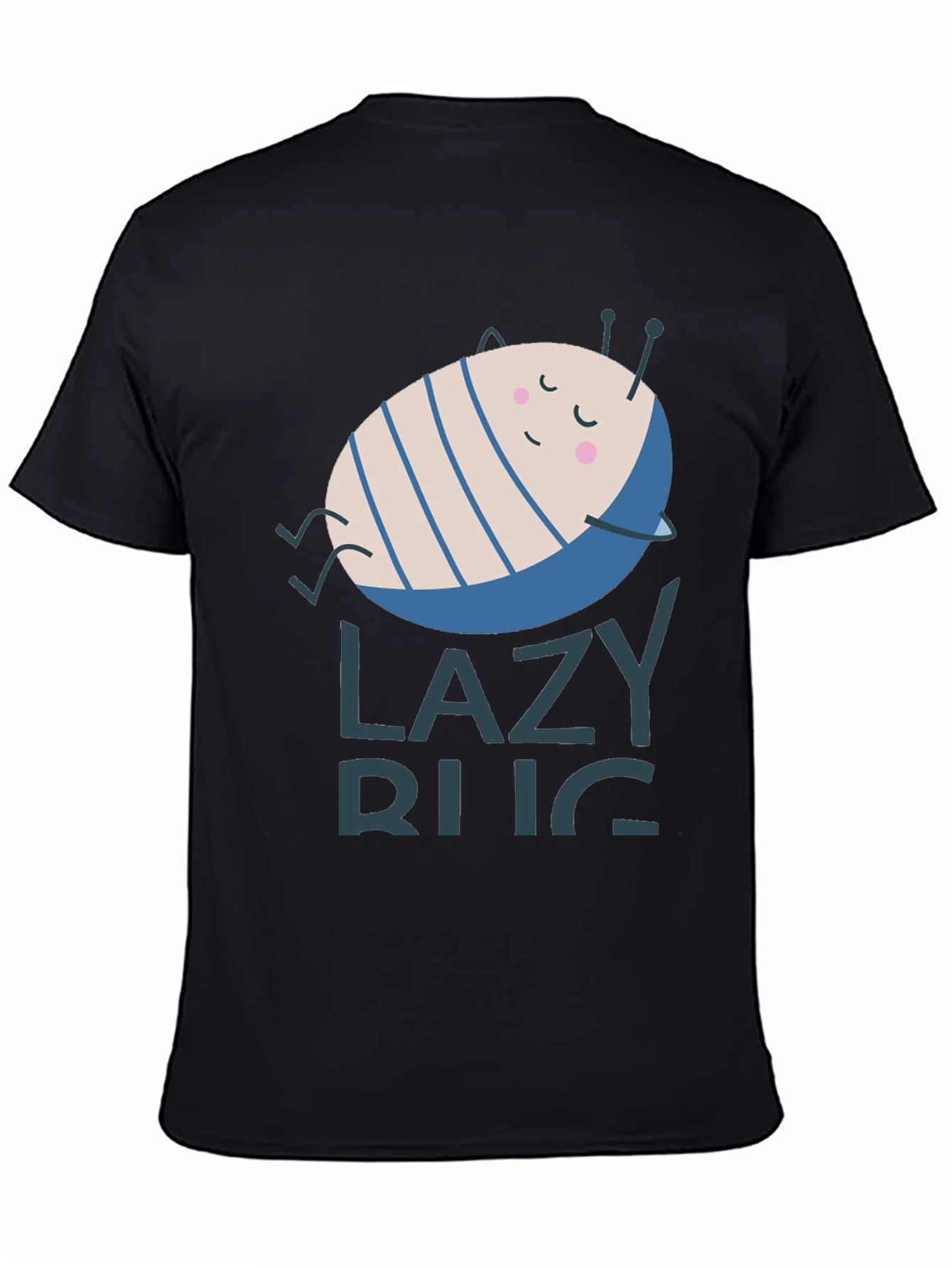 Lazy Bug Graphic T-Shirt - Relaxed Fit Soft Cotton