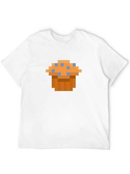 Pixel Art Muffin T-Shirt - Retro Gaming Style