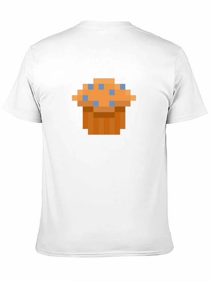 Pixel Art Muffin T-Shirt - Retro Gaming Style