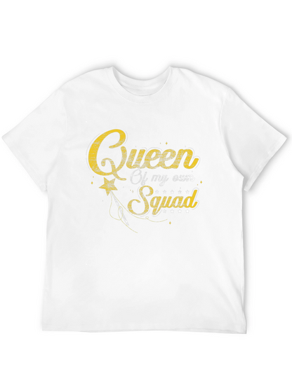 Queen of My Own Squad Black T-Shirt