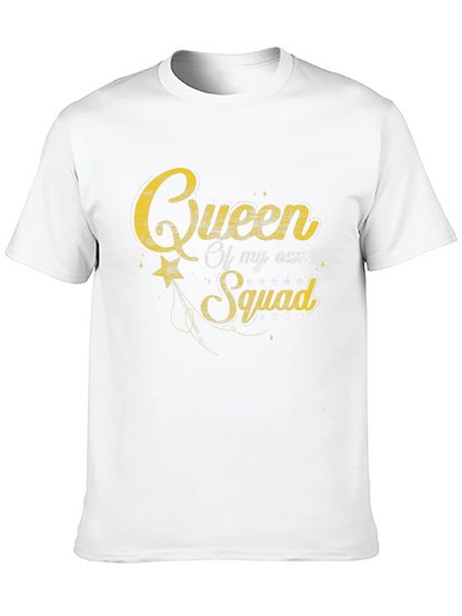 Queen of My Own Squad Black T-Shirt