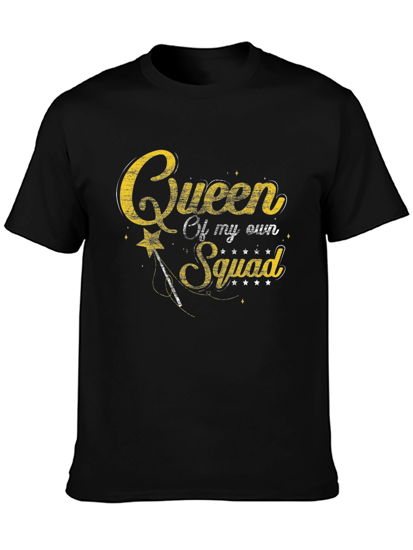 Queen of My Own Squad Black T-Shirt