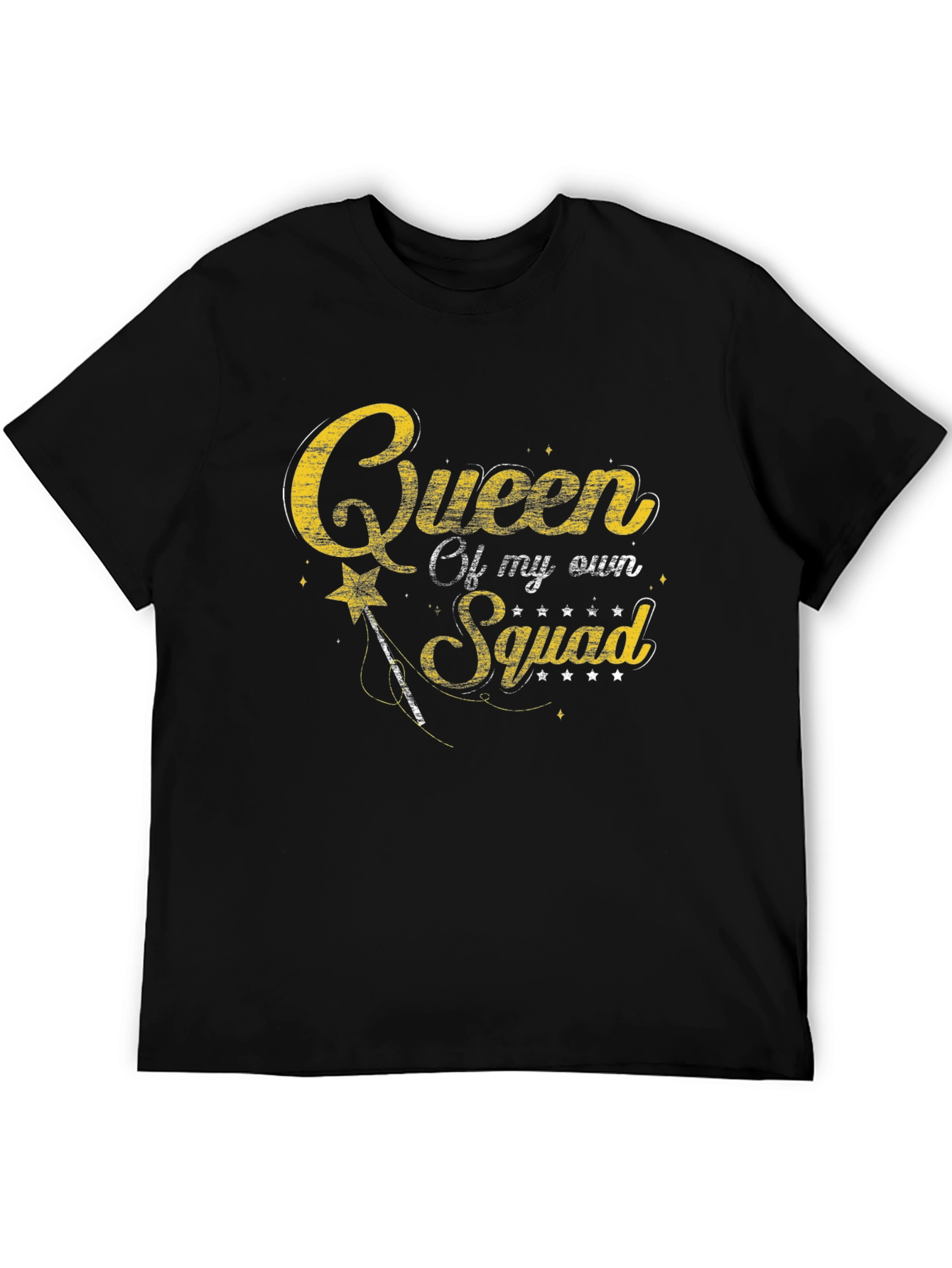 Queen of My Own Squad Black T-Shirt