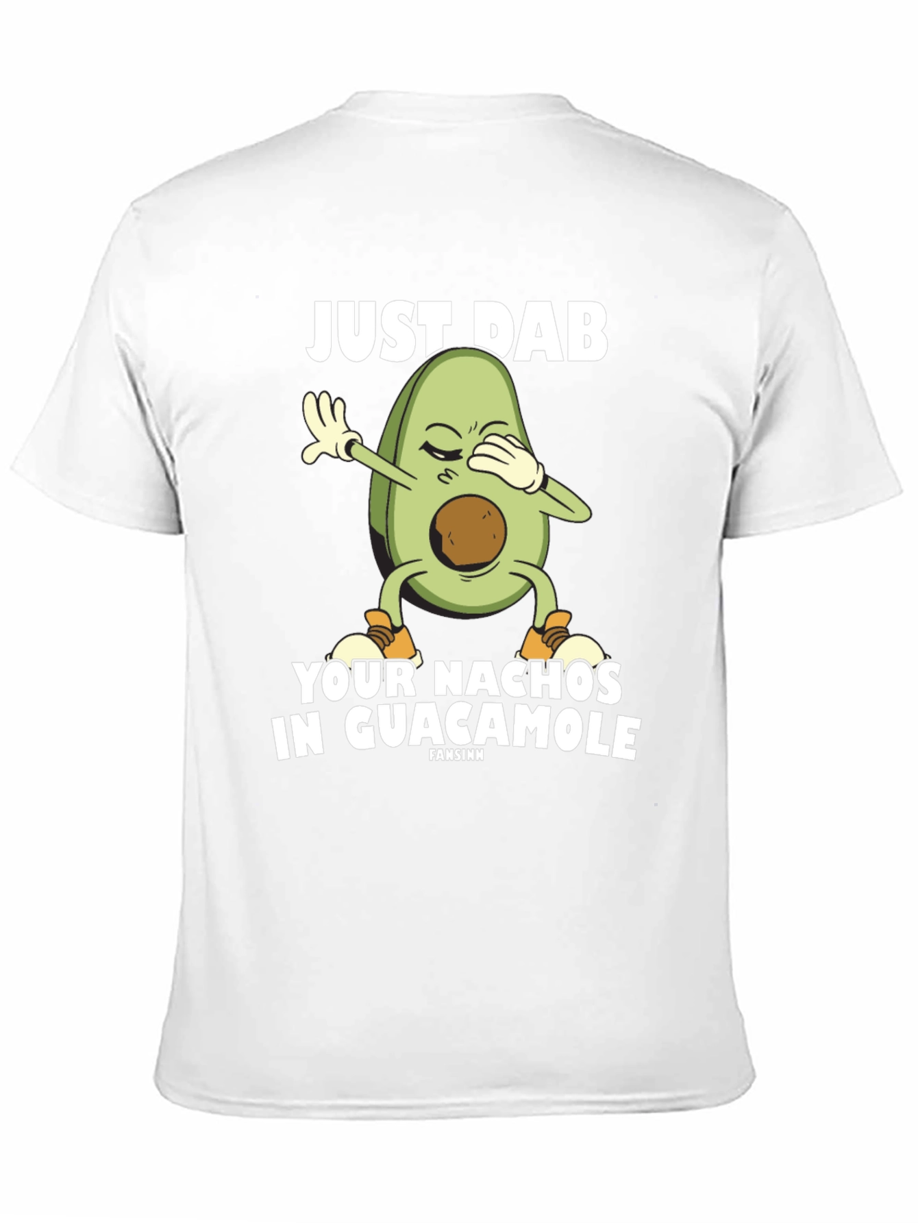 Just Dab Your Nachos in Guacamole Black T-Shirt