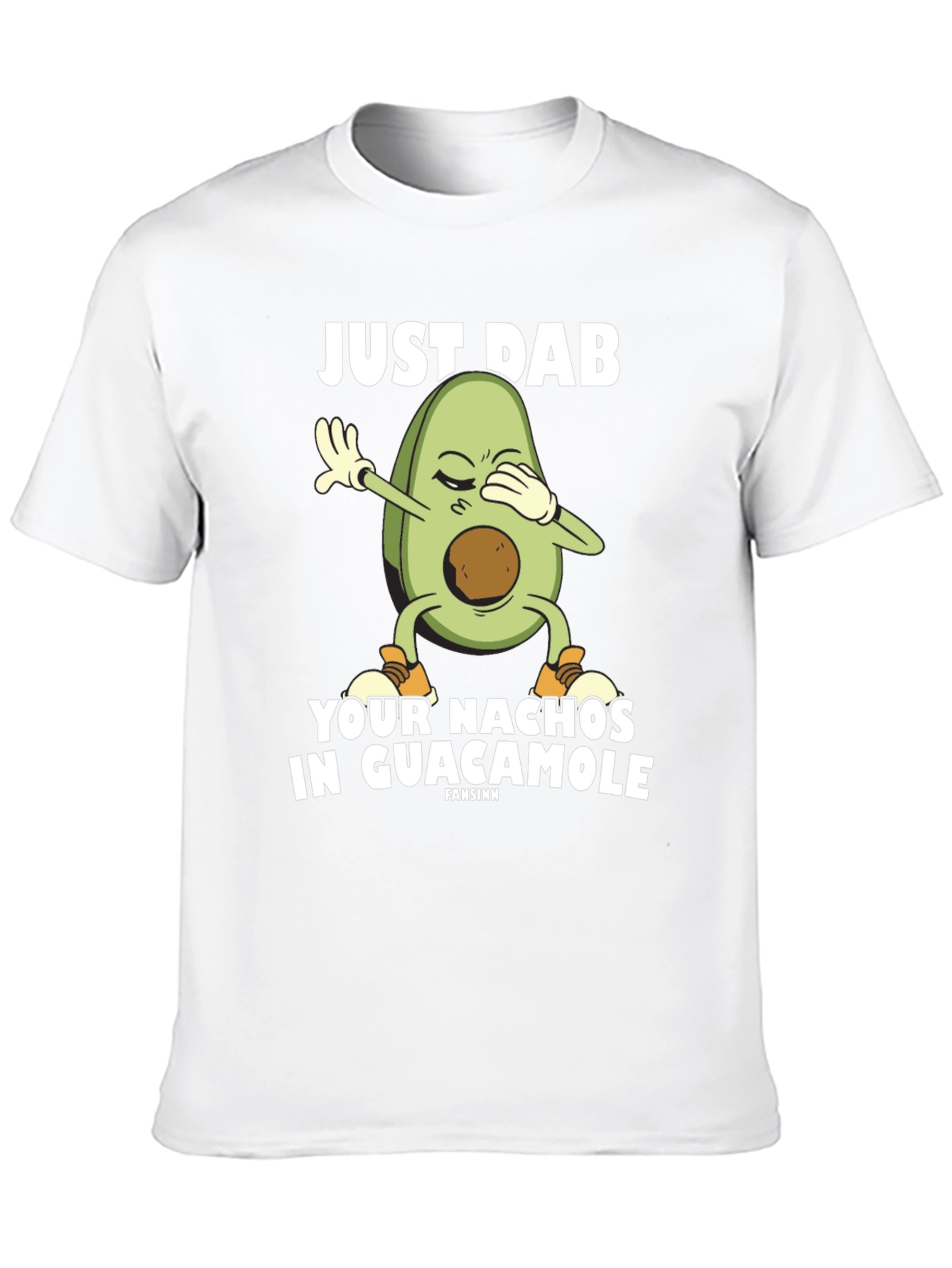 Just Dab Your Nachos in Guacamole Black T-Shirt