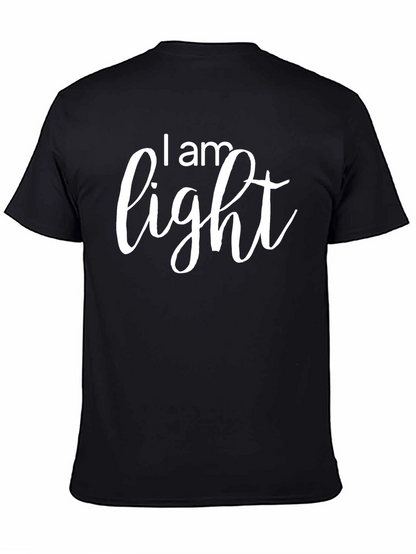 I am Light Black Graphic T-Shirt