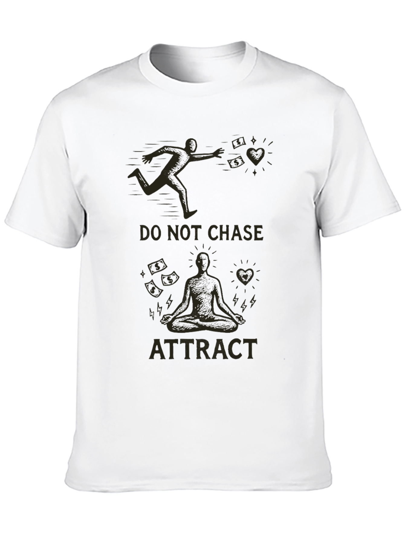Do Not Chase Attract Graphic T-Shirt