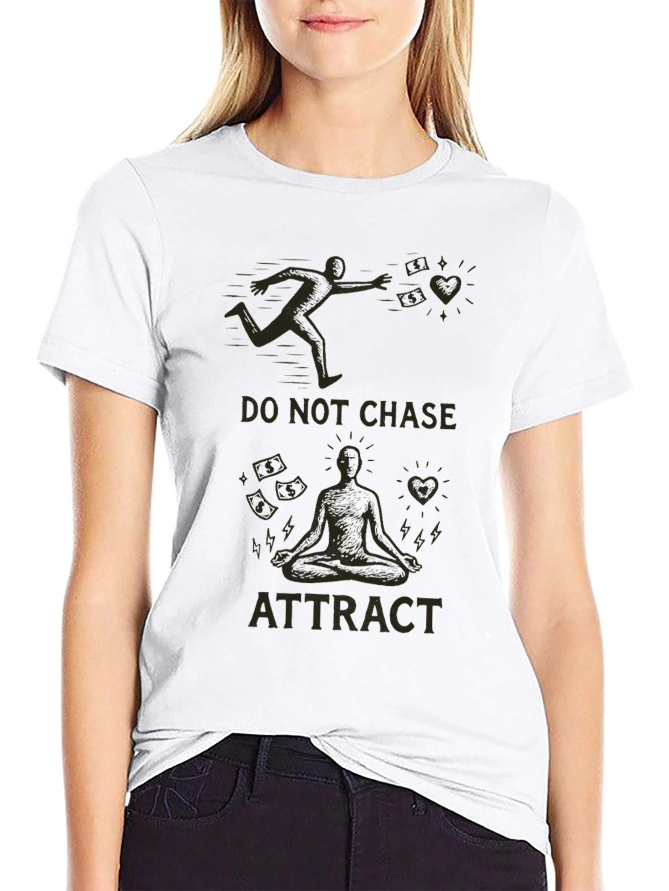 Do Not Chase Attract Graphic T-Shirt
