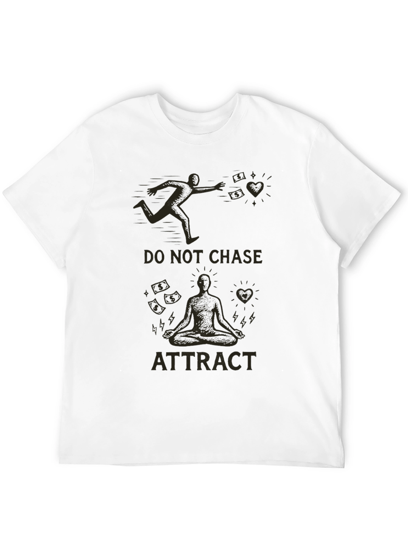 Do Not Chase Attract Graphic T-Shirt