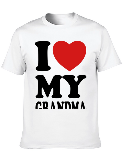 I Heart Grandma Black Tee