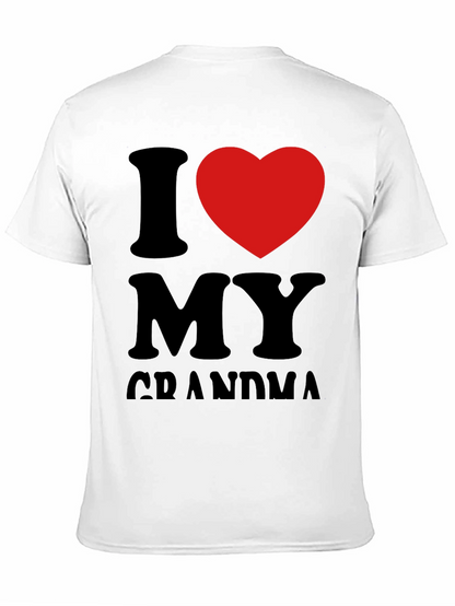 I Heart Grandma Black Tee