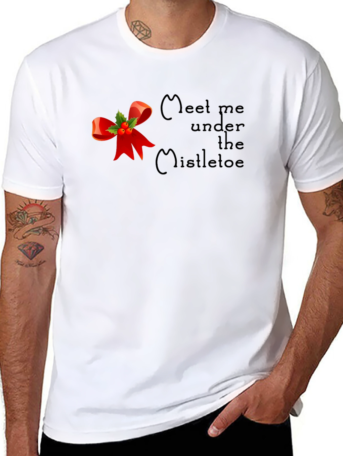 Mistletoe Christmas Graphic Tee