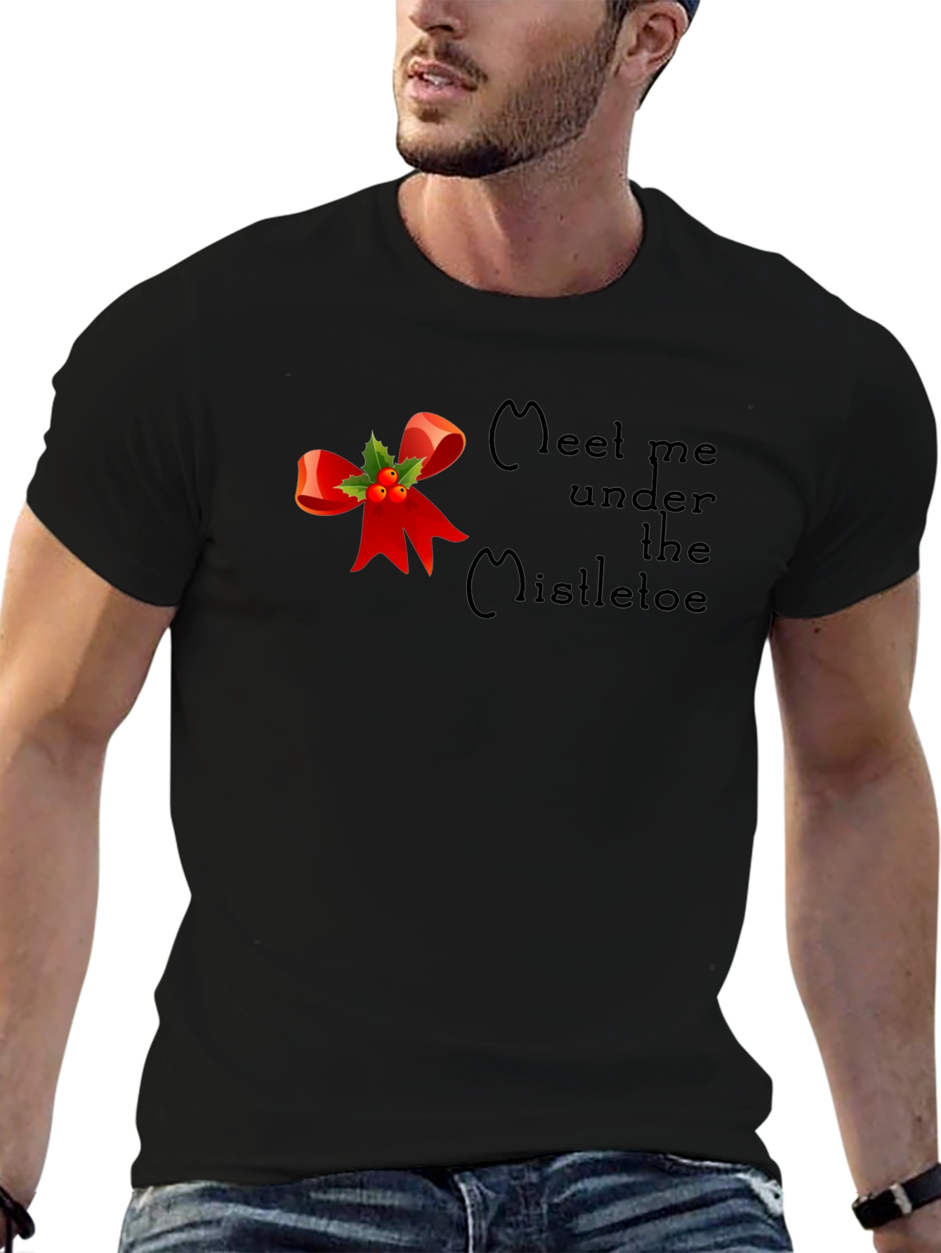 Mistletoe Christmas Graphic Tee