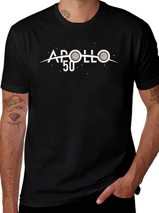 Apollo 50th Anniversary T-Shirt - Space Fan Tee