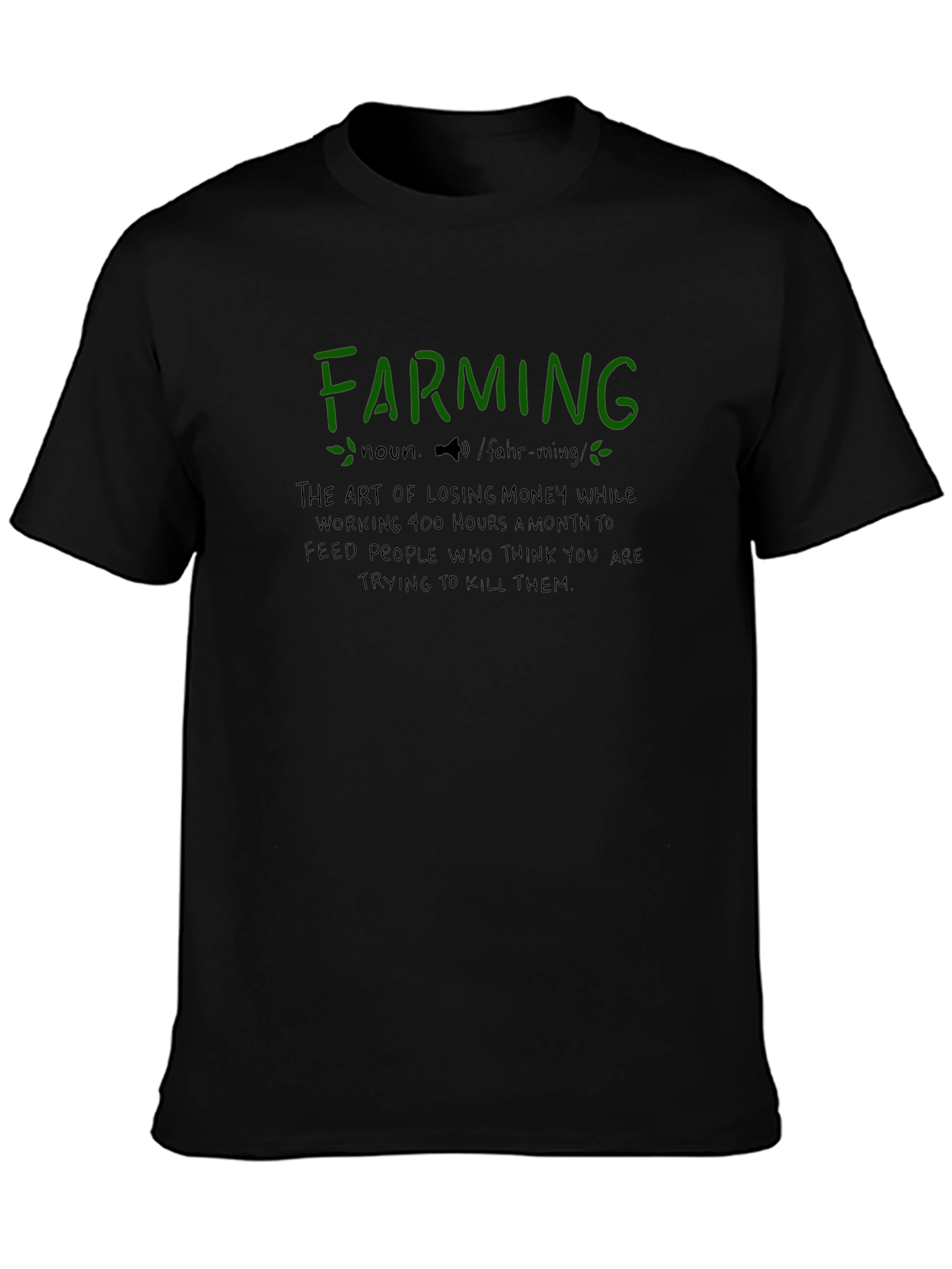 Farming Definition Graphic Tee