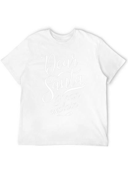 Dear Santa I Can Explain Funny Christmas T-Shirt