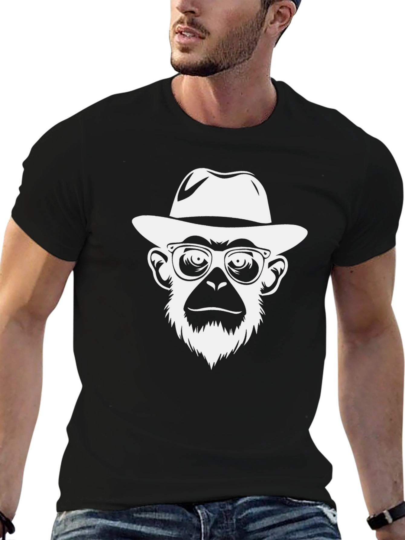 Cool Ape Graphic Tee - Mens Black T-Shirt
