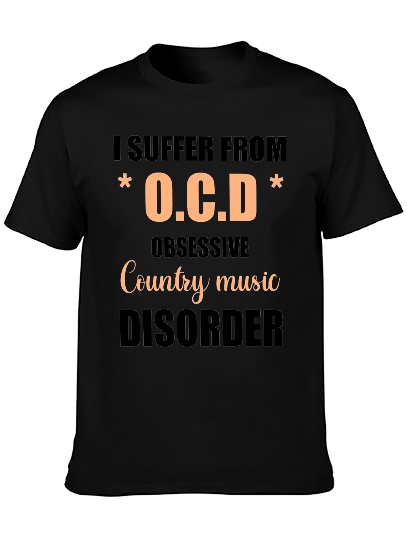 Funny Country Music Disorder T-Shirt
