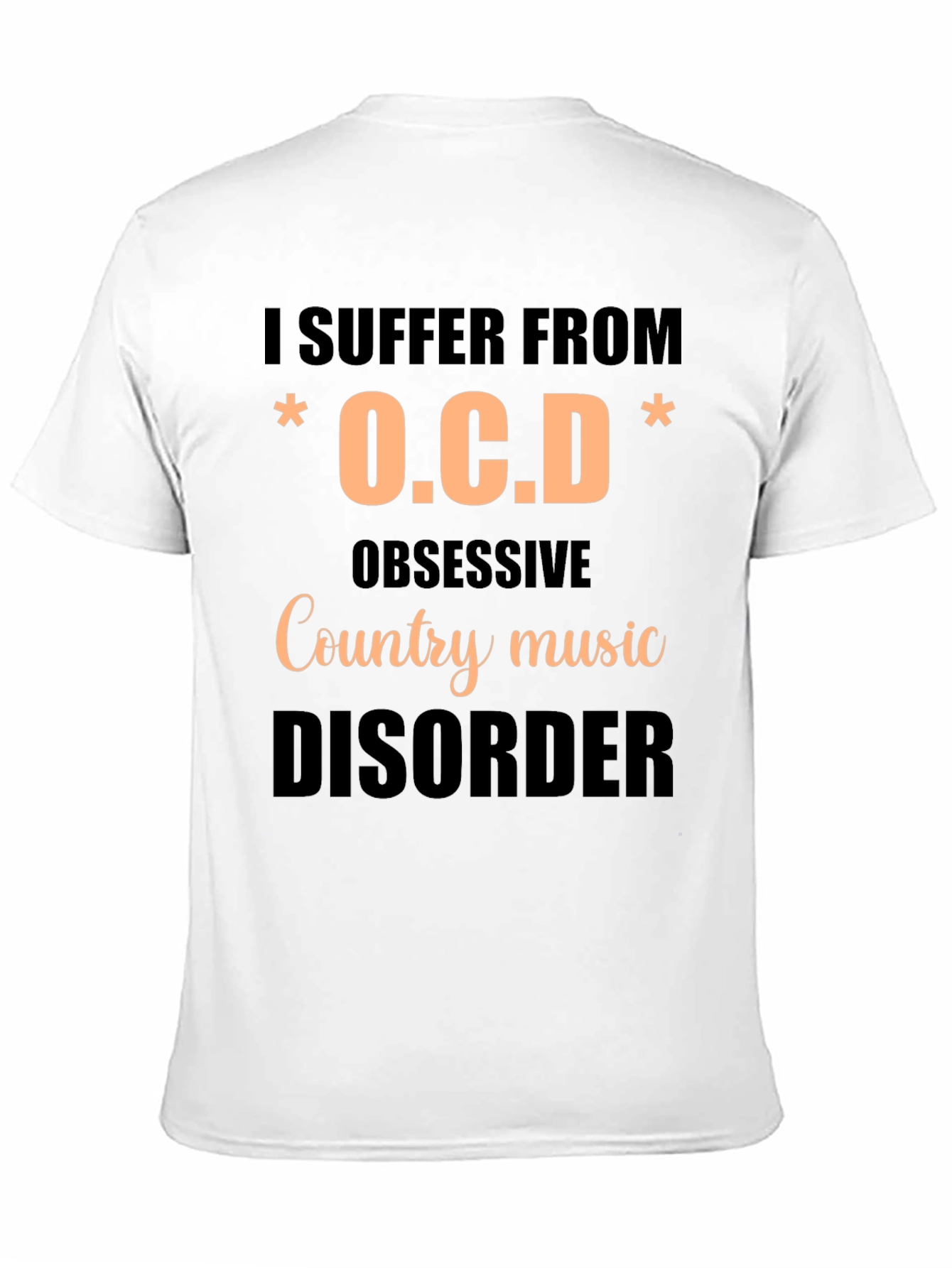 Funny Country Music Disorder T-Shirt